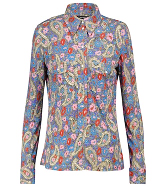 Bedrucktes Hemd Lettyae aus Jersey | Isabel Marant
