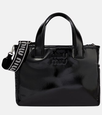 Shopper Large in ciré | Miu Miu