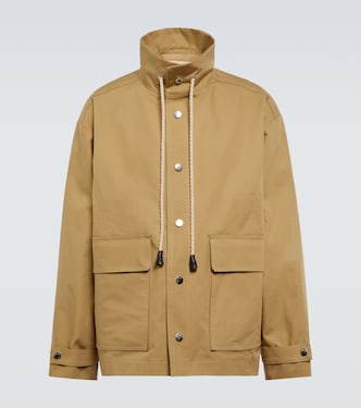 Chaqueta Elias en lona de algodón | Nanushka