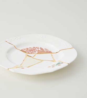 Piatto piano Kintsugi by Marcantonio Raimondi Malerba | Seletti