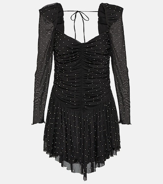 Ruffled embellished tulle minidress | Rotate