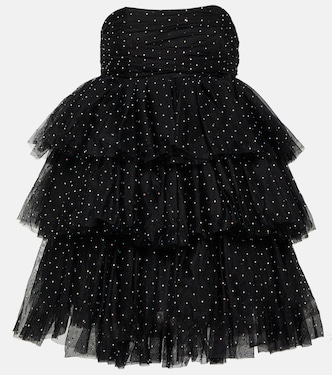 Miniabito in tulle senza spalline | Rotate