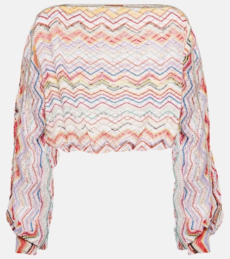 Zig Zag printed cropped top | Missoni Mare