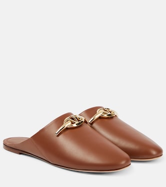 Slippers VLogo Signature in pelle | Valentino Garavani