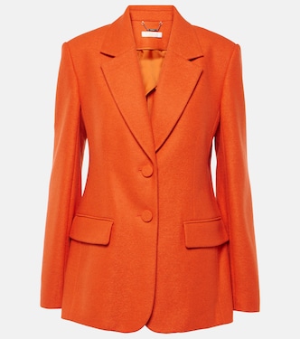 Felted wool and cashmere jersey blazer | Chloé