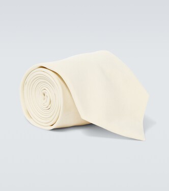 Cravatta in twill di cotone | Auralee