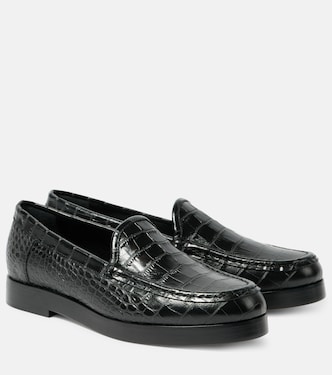 Mocassins Dinelio en cuir embossé | Manolo Blahnik