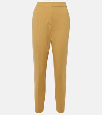 Pantaloni slim cropped in jersey | Max Mara