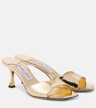 Sandali Skye 70 in pelle metallizzata | Jimmy Choo