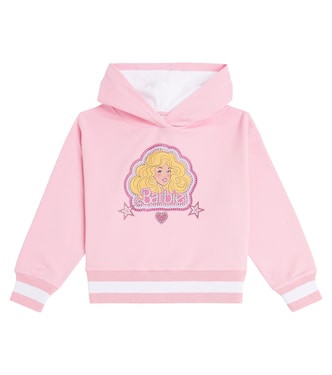 x Barbie® sudadera en jersey de algodón | Monnalisa