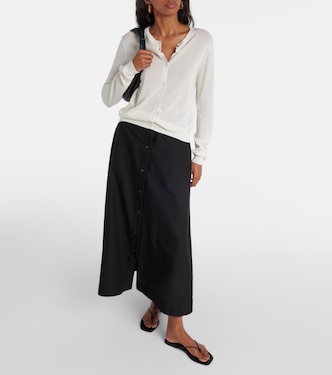 Jupe longue en coton | Toteme