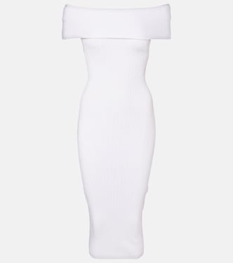 Abito midi in maglia a coste | Mugler