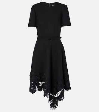 Midikleid aus einem Wollgemisch | Oscar de la Renta