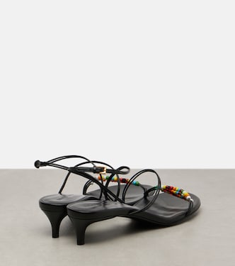 Verzierte Sandalen Loop 35 aus Leder | Khaite