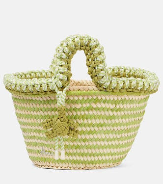 Sac panier Dee Dee Small en raphia | Alémais