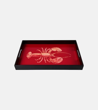Vassoio Lobster in legno laccato | Les-Ottomans