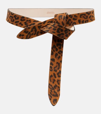 Lecce leopard-print suede belt | Isabel Marant