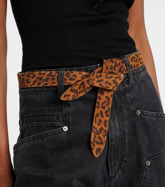 Cinturón Lecce de ante estampado | Isabel Marant