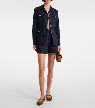  Shorts cargo in canvas di cotone | Gucci