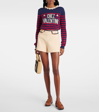 Shorts de Crepe Couture | Valentino