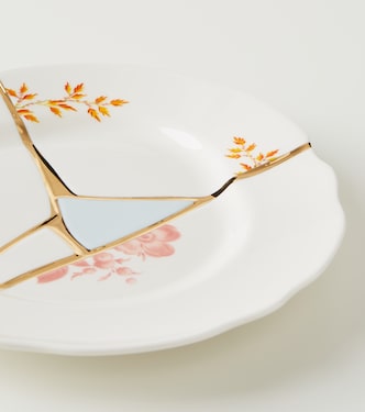 Kintsugi dessert plate by Marcantonio Raimondi Malerba | Seletti