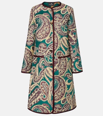 Reversible jacquard coat | Etro