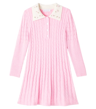 Kleid aus Wolle und Baumwolle | Monnalisa