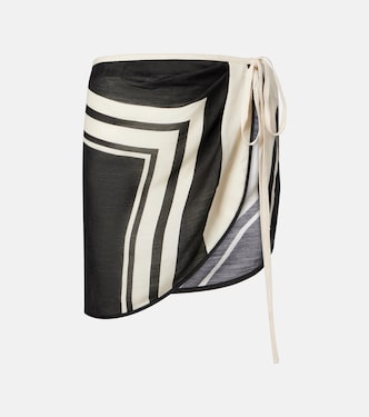Pietra wool, silk, and cotton beach cover-up | SIR