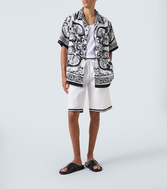 Shorts Majolica aus Baumwolle | Dolce&Gabbana