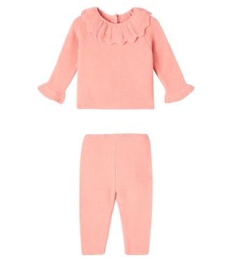 Baby Zoe knitted cardigan and pants set | C'era Una Volta