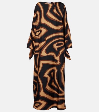 قفطان من ساتان الحرير Labirinto | Pucci