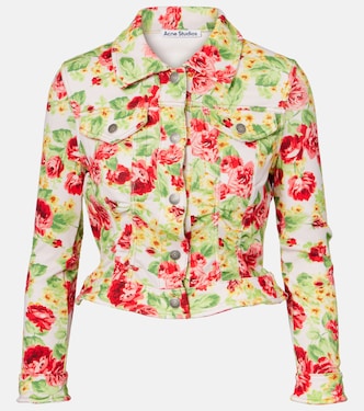 Ojalva floral denim jacket | Acne Studios