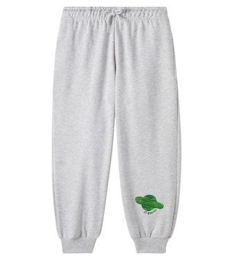 Bestickte Jogginghose aus Baumwoll-Jersey | Mini Rodini