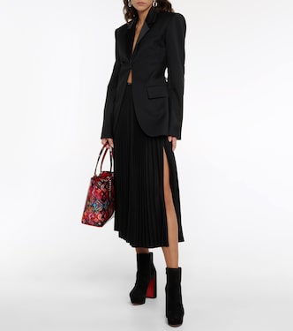 Bottines Movida 130 à plateau en daim | Christian Louboutin