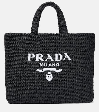 Shopper effetto rafia | Prada