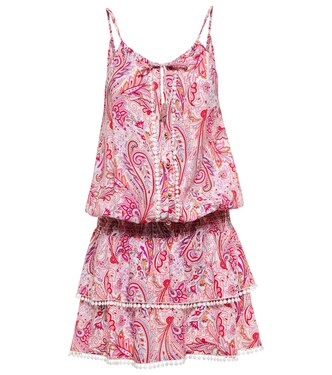 Minikleid Rosa mit Paisley-Muster | Melissa Odabash