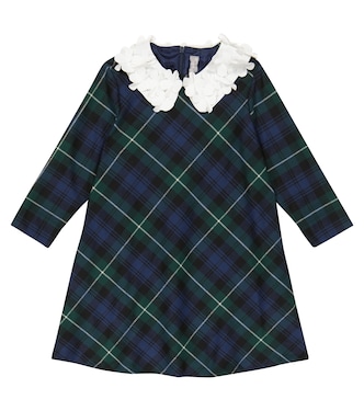 Embellished checked dress | Il Gufo