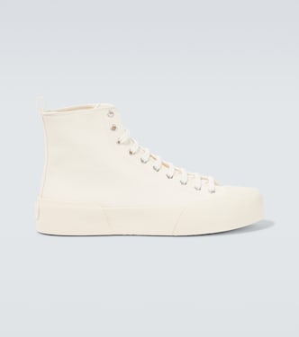 Sneakers alte in canvas | Jil Sander