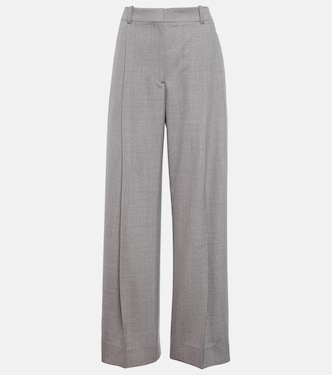 Pantalon ample en laine vierge | Victoria Beckham