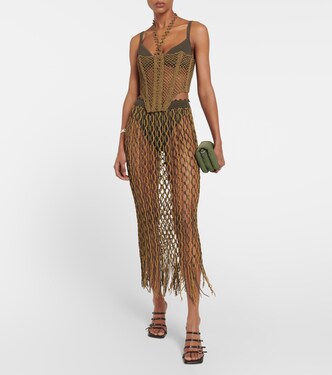 Jupe longue en crochet | Dion Lee