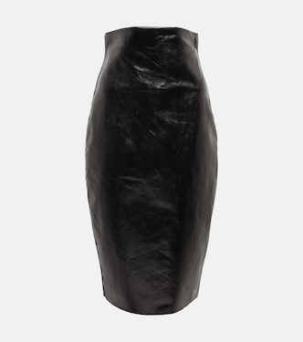 Gonna midi di jeans | Rick Owens