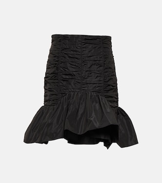 Minigonna in faille con ruches | Patou