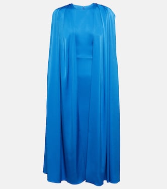 Beckett satin crêpe midi dress | Alex Perry