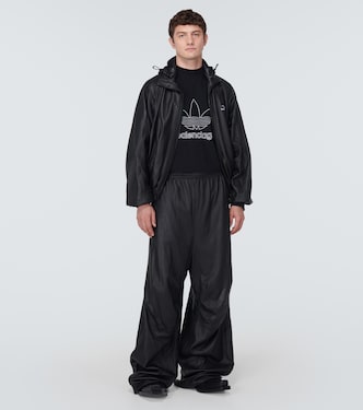 Veste de survêtement 3B Sports Icon en cuir | Balenciaga