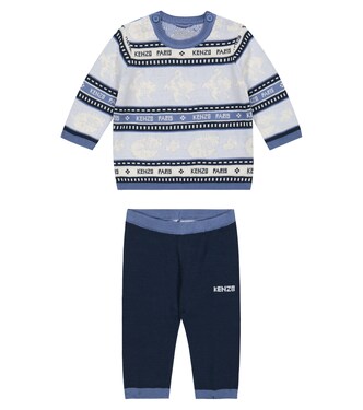 Baby - Felpa e pantaloni in cotone | Kenzo Kids