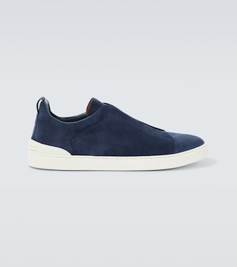 Triple Stitch suede sneakers | Zegna