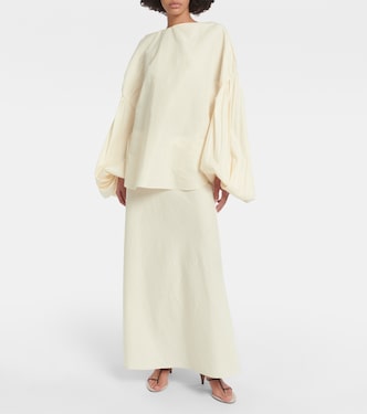 Quico silk and cotton organza top | Khaite