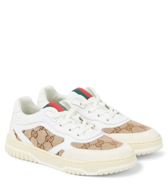 Sneakers GG in canvas con pelle | Gucci Kids