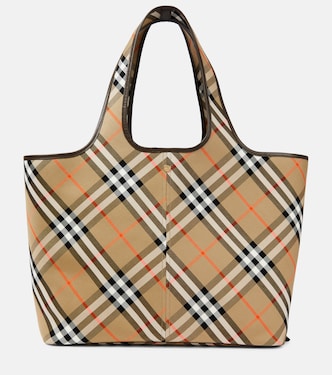 Borsa Medium in canvas Burberry Check  | Burberry