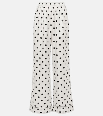 Pyjama-Hose aus Seiden-Twill | Dolce&Gabbana